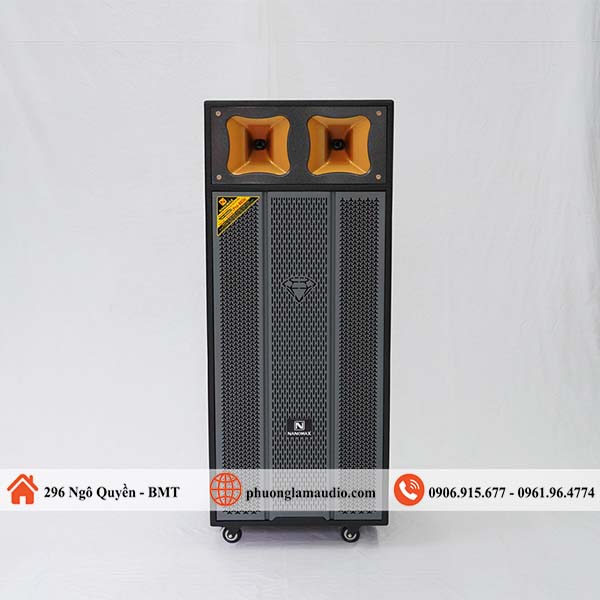 Loa Kéo Di Động Nanomax Pro-803c Bass Đôi 40cm
